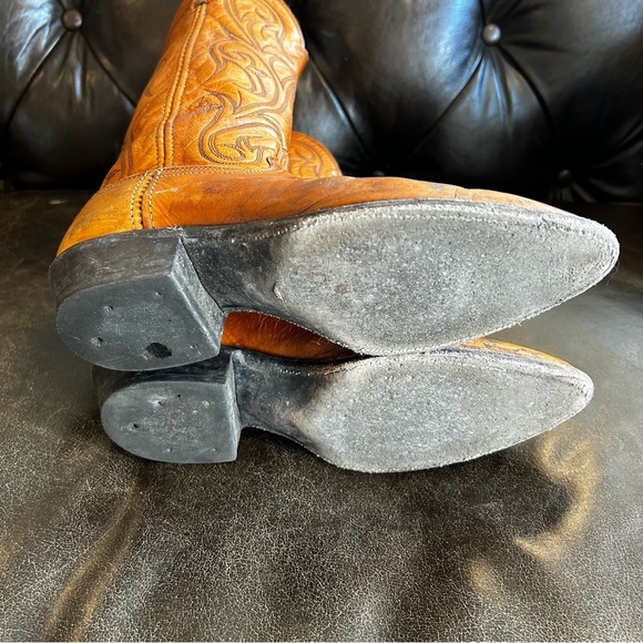 Dan Post Women’s Cowboy Boots Cognac size 6.5 - Picture 5 of 11